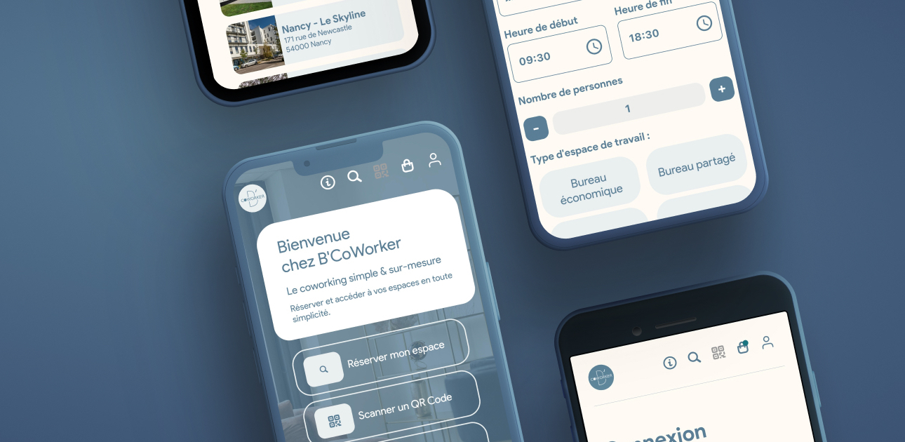 B'CoWorker - application coworking B'CoWorker - application coworking